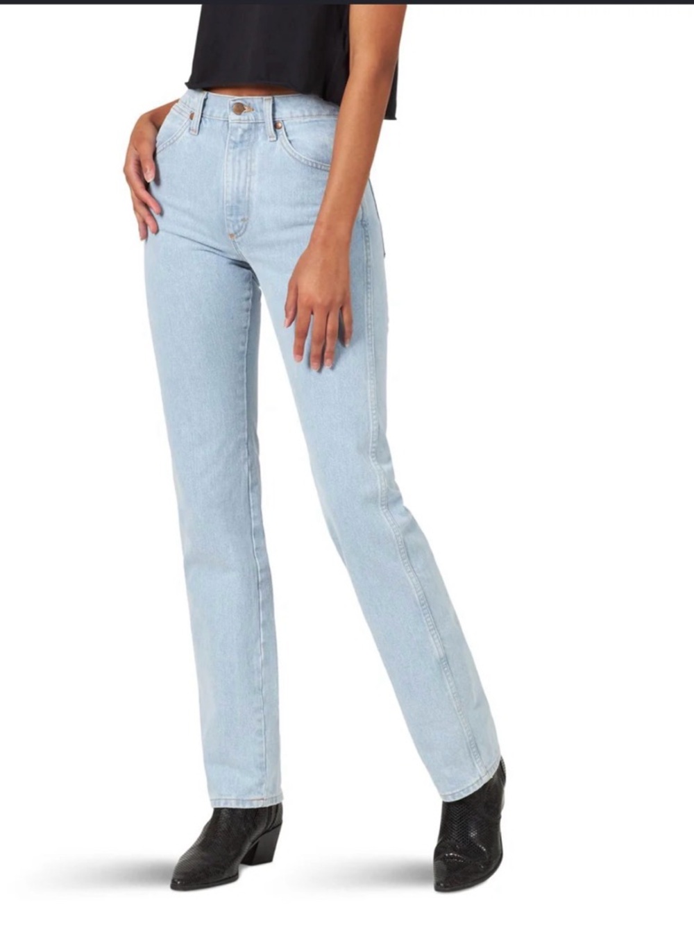 Wrangler Cowboy Cut Slim Fit Jeans | Light Wash